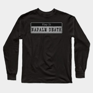 Napalm Death // Vintage Fanart Long Sleeve T-Shirt